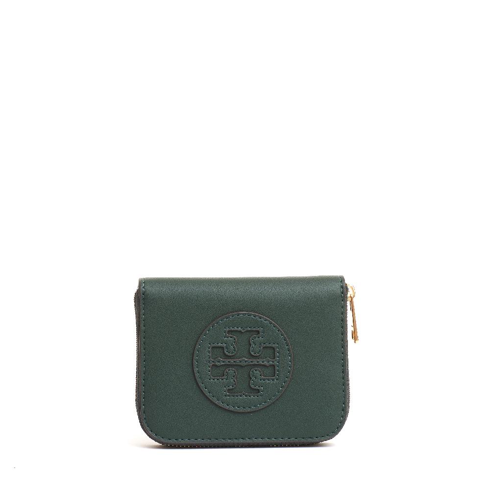 Sorelle Perego small zip portafoglio verde Offerta