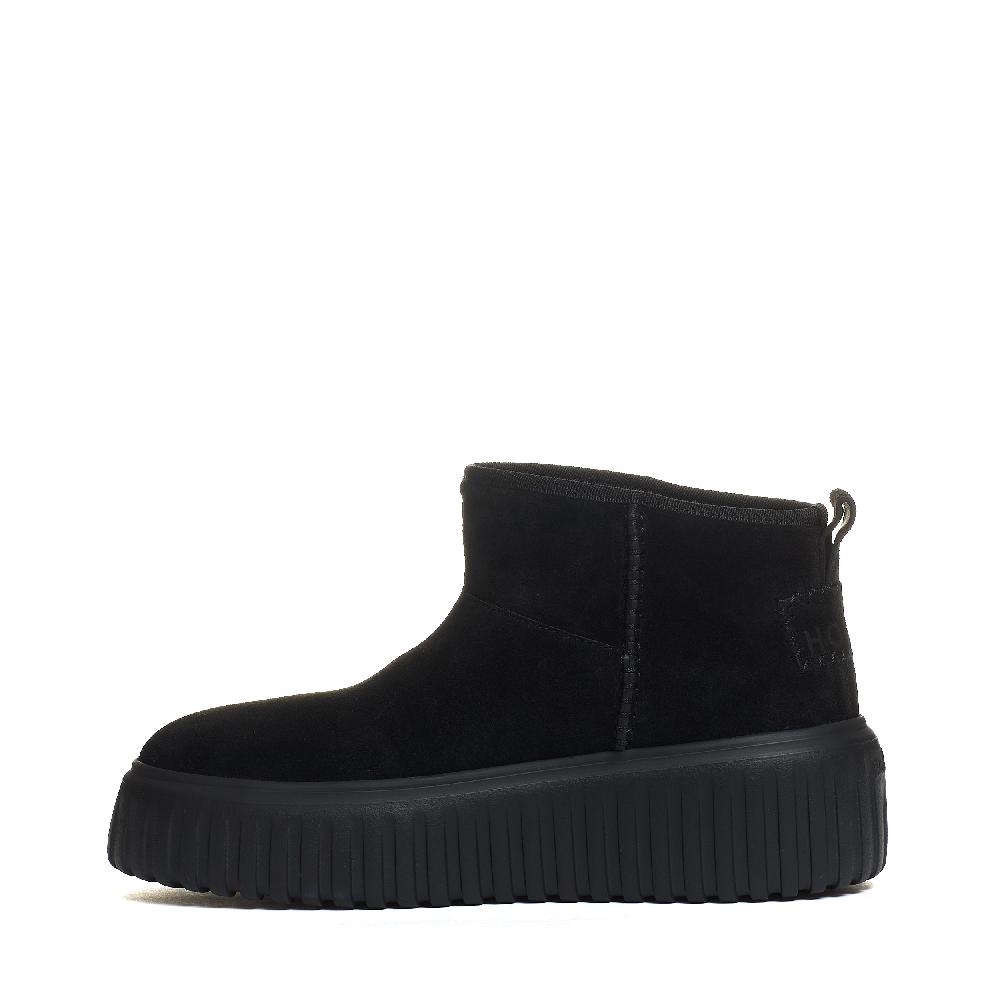 Sorelle Perego h stripes low boot camoscio nero Nuovo