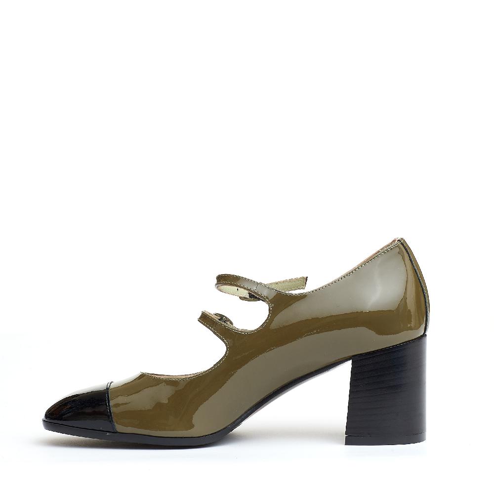Sorelle Perego pump cinturini verde e nera Soddisfazione Garantita