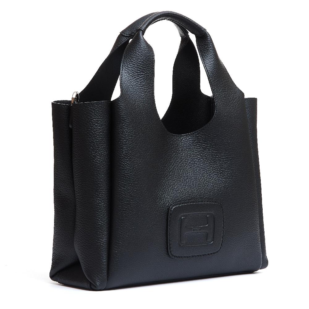 Sorelle Perego H bag shopping pelle nero Qualità Garantita