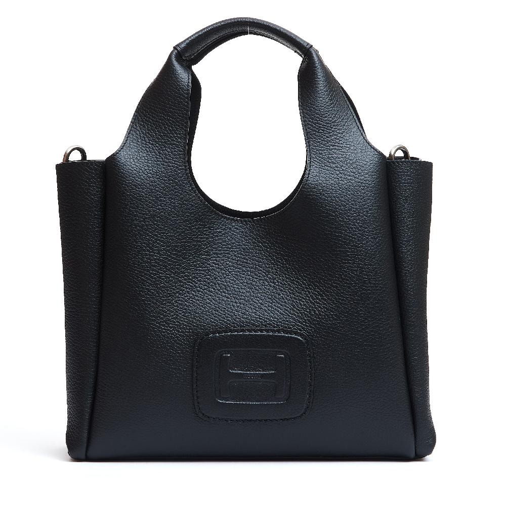 Sorelle Perego H bag shopping pelle nero Qualità Garantita