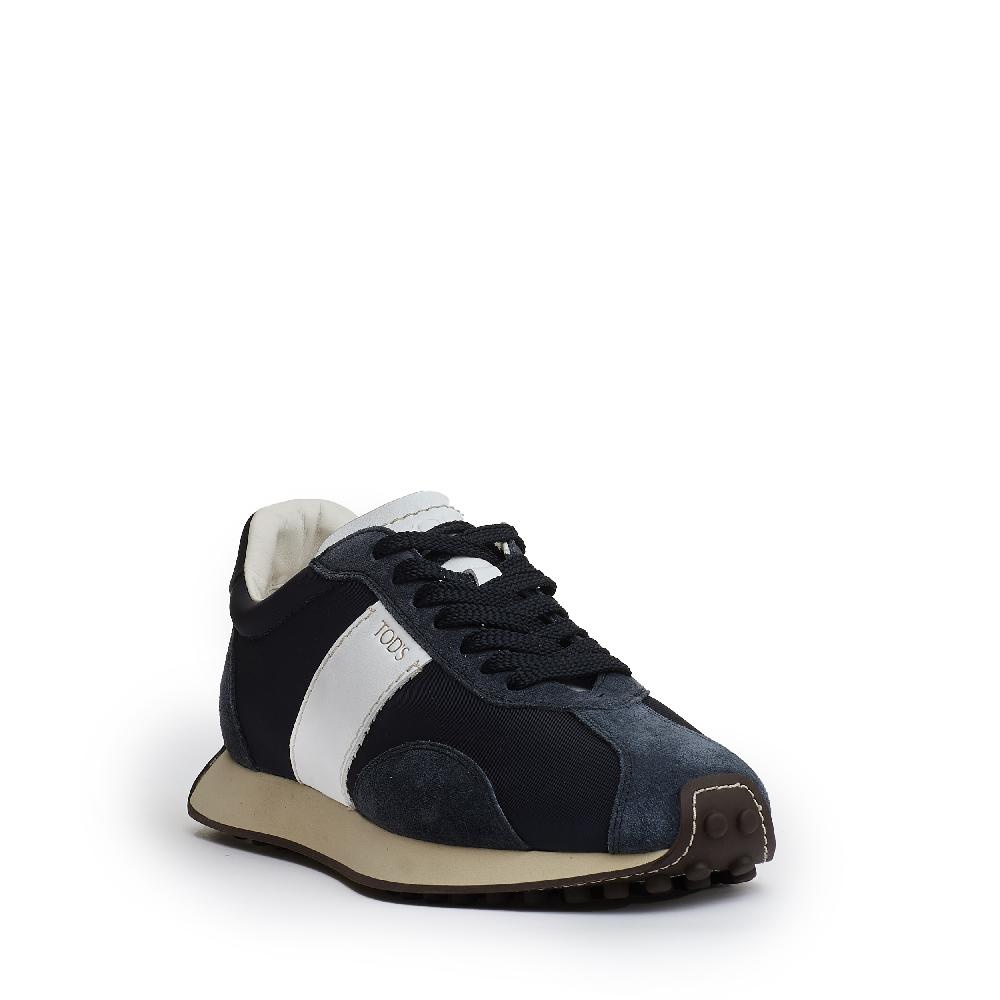 Sorelle Perego sneakers camoscio blu e tessuti Novità