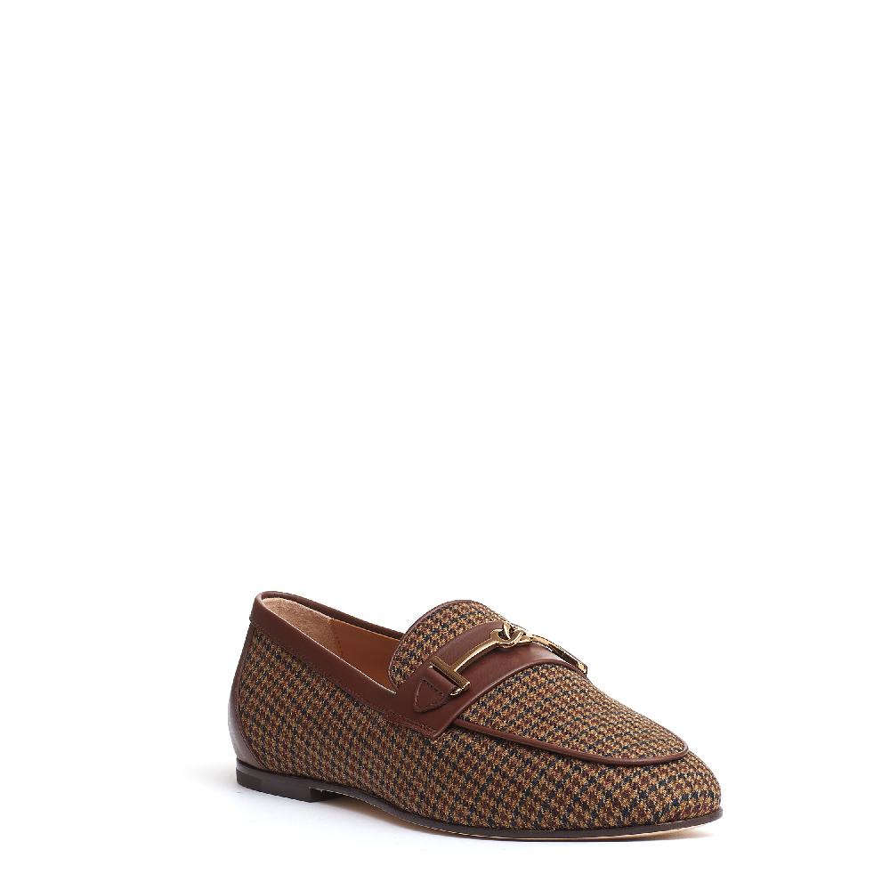 Sorelle Perego mocassino piedepoule cuoio beige In Vendita