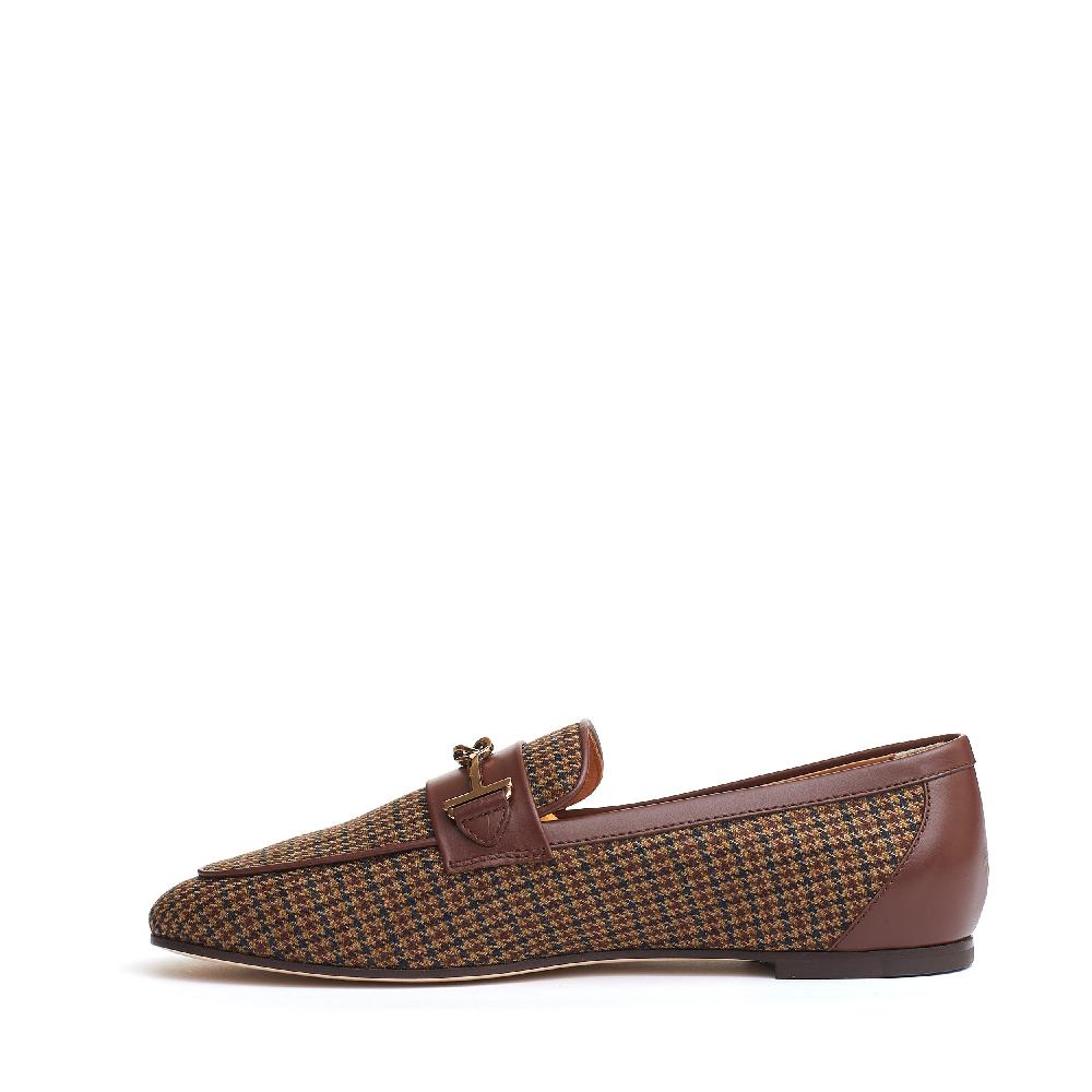 Sorelle Perego mocassino piedepoule cuoio beige In Vendita