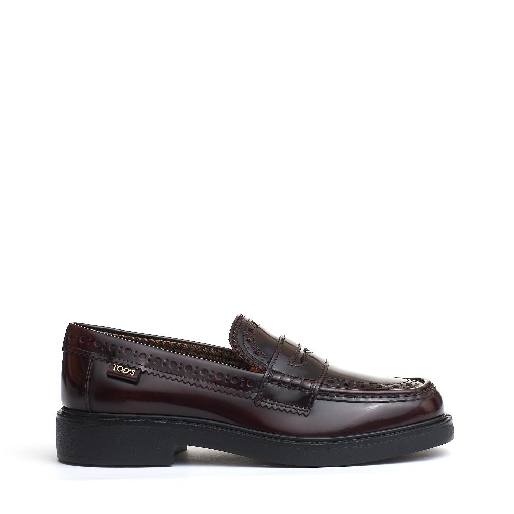 Sorelle Perego mocassino inglese pelle bordeaux Vendita Economica