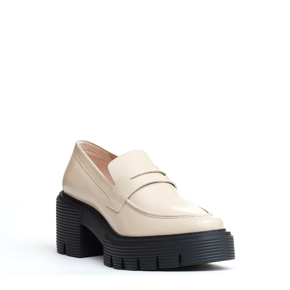 Sorelle Perego mocassino pelle beige fondo in gomma I Più Venduti