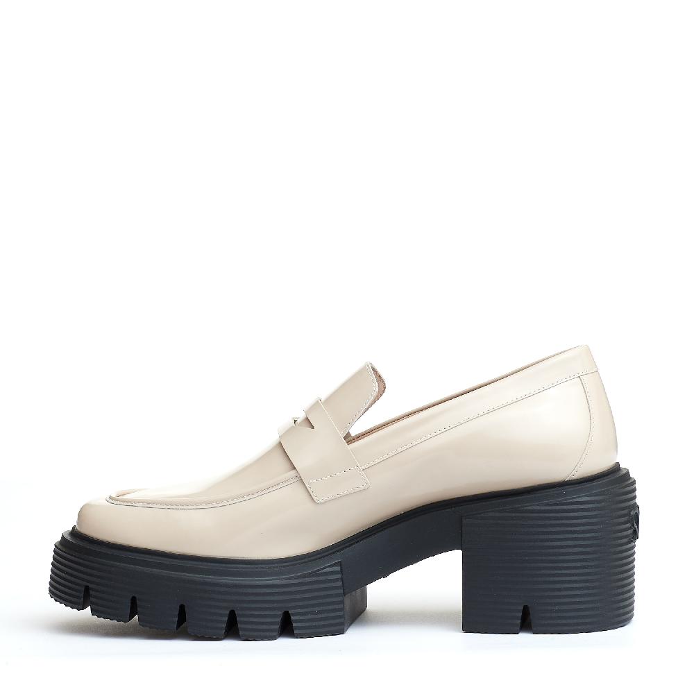 Sorelle Perego mocassino pelle beige fondo in gomma I Più Venduti