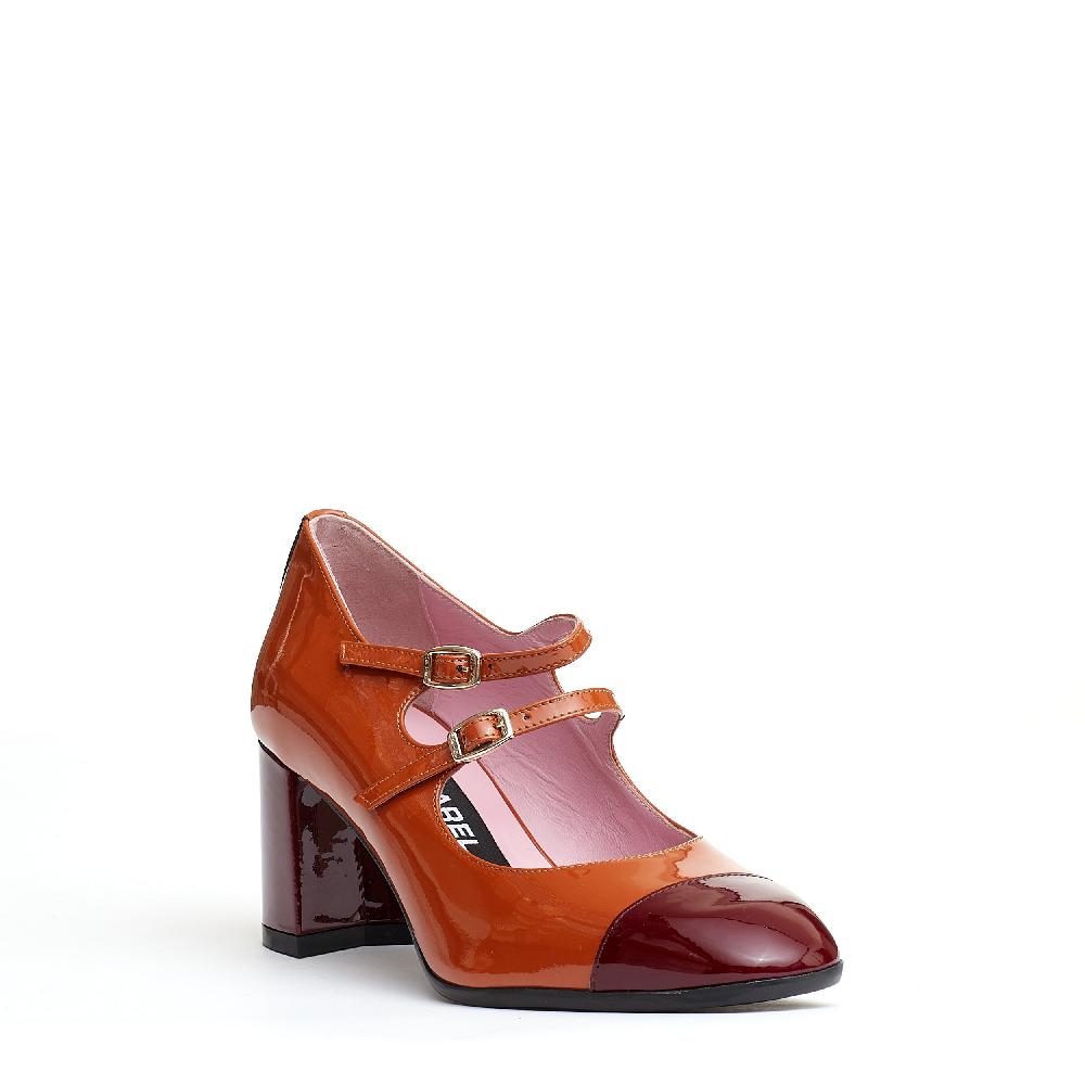 Sorelle Perego pump cinurine camel e bordeaux Moda
