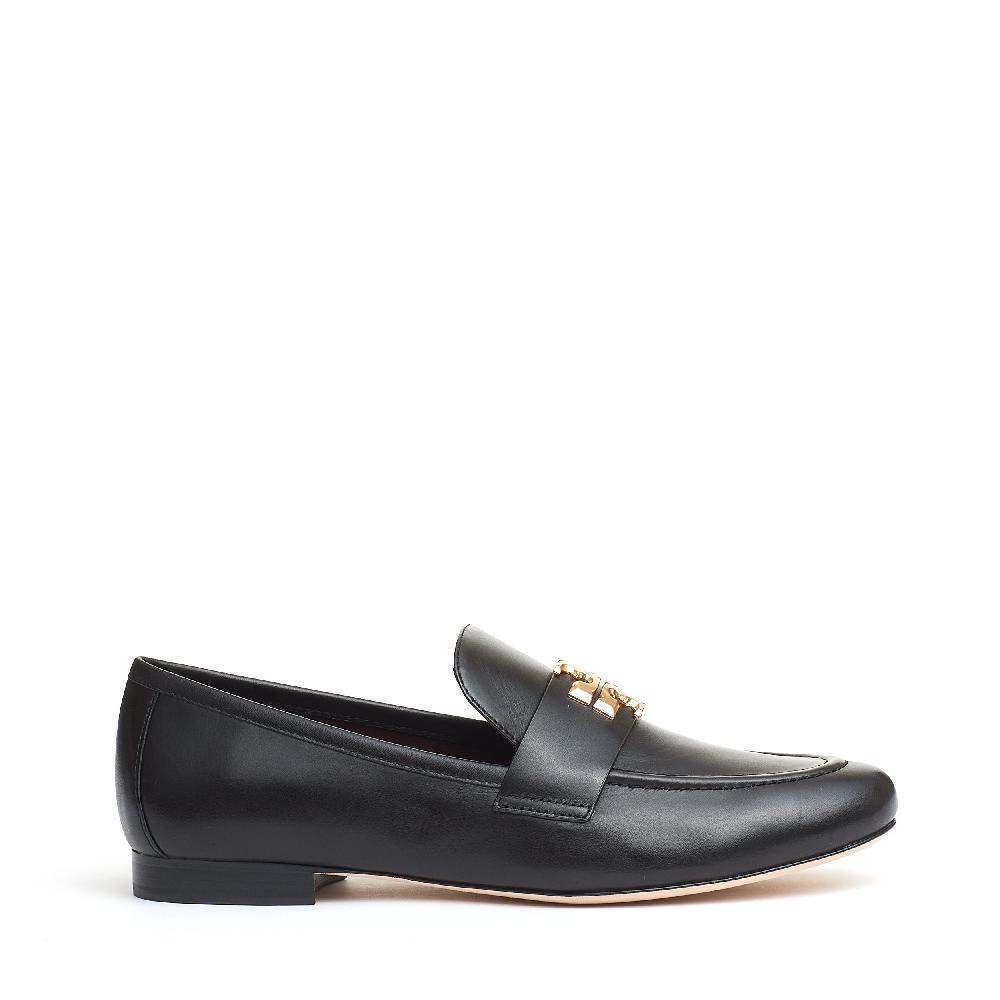 Sorelle Perego mocassino Eleanor pelle nera logo Nuovo
