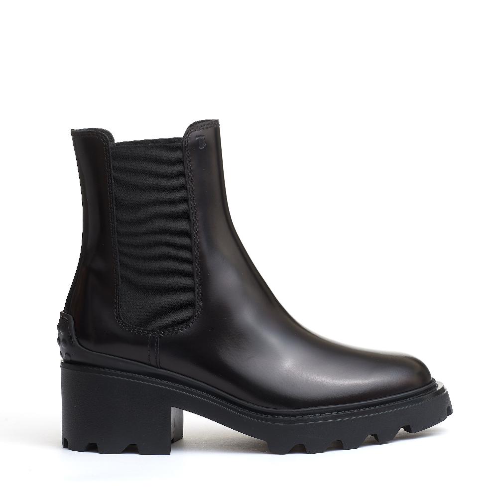 Sorelle Perego stivaletto pelle nero carroarmato 60 mm Promozione