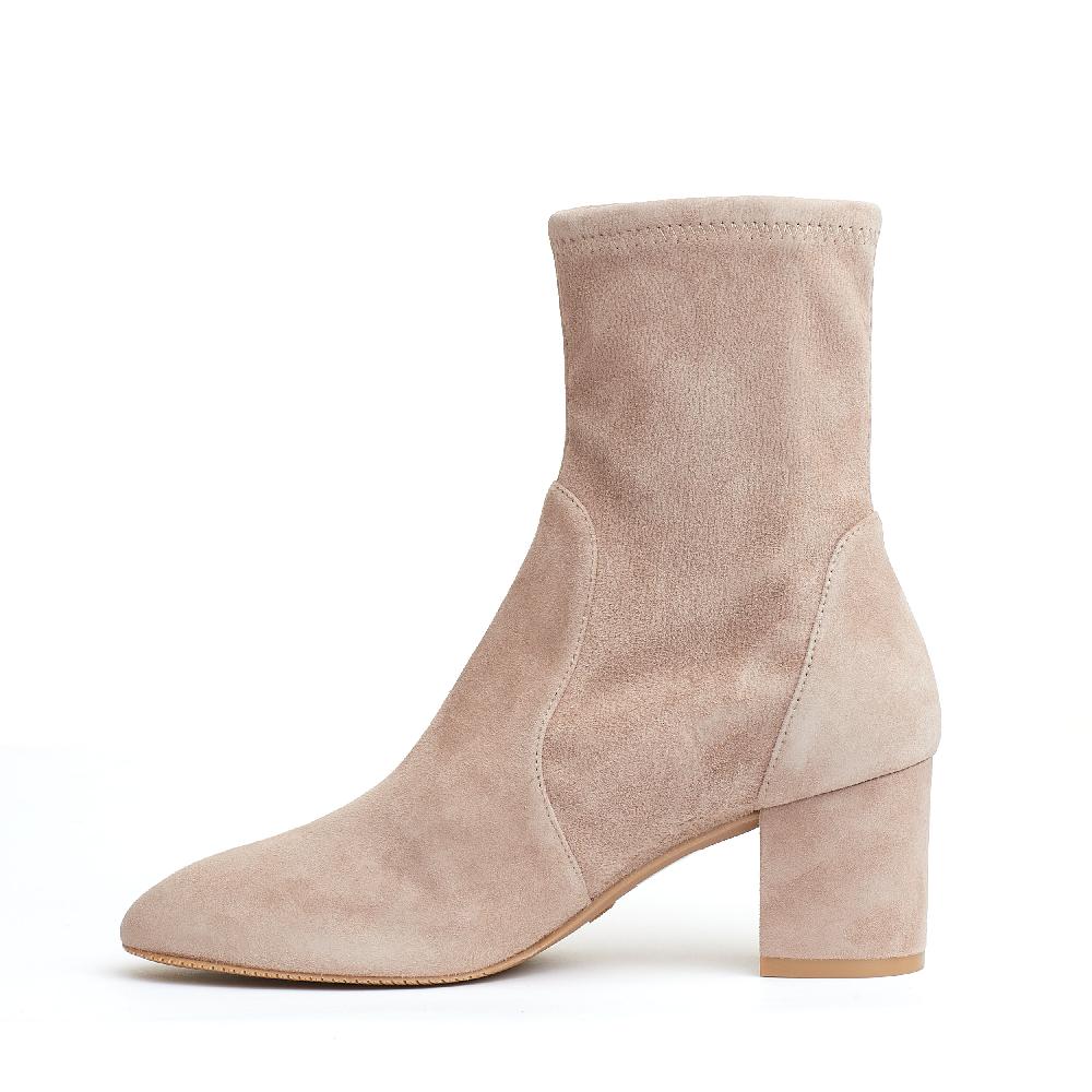 Sorelle Perego stivaletto camoscio beige 70 mm Acquista Ora