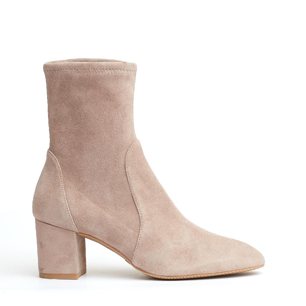Sorelle Perego stivaletto camoscio beige 70 mm Acquista Ora