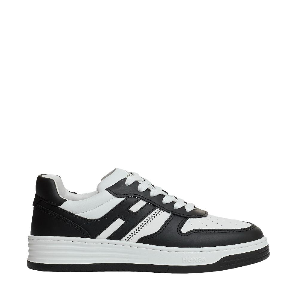 Sorelle Perego basket pelle bianco nero Affare Del Giorno