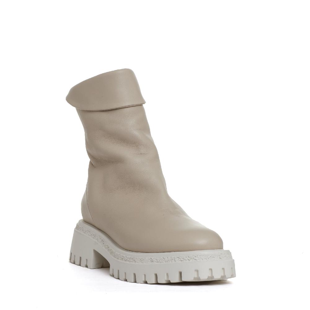 Sorelle Perego stivaletto beige cerniera dietro Novità