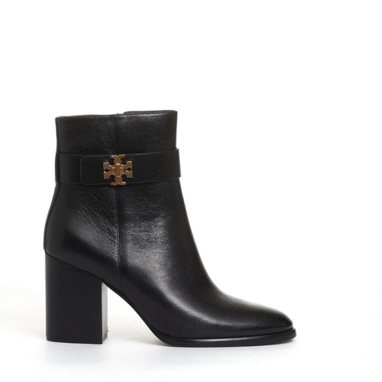Sorelle Perego stivaletto pelle nera logo tacco 70 mm Vendita Economica