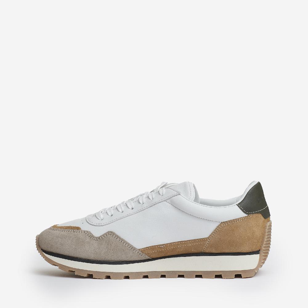 Sorelle Perego running 86er camoscio pelle bianco beige Vendite Flash