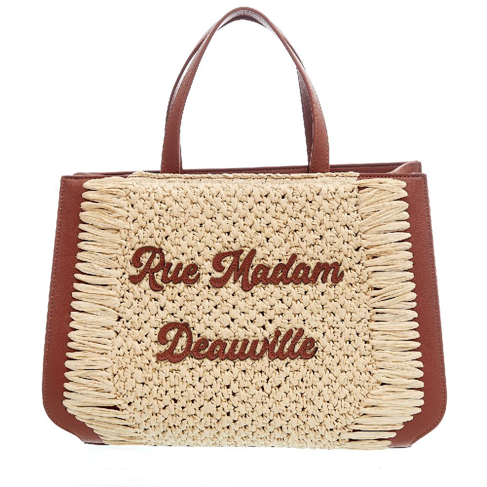 Sorelle Perego Nassau XL pelle cuoio e raffia Offerte
