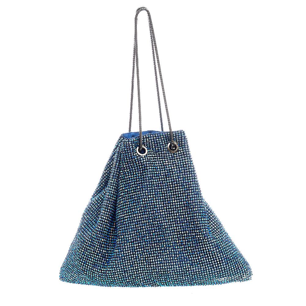 Sorelle Perego borsa a sacchetto strass pavone I Più Venduti