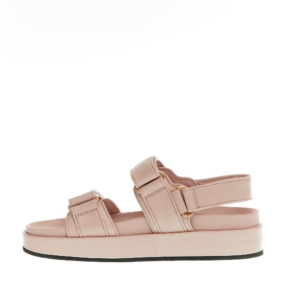 Sorelle Perego sandalo sportivo pelle cipria Vendite Flash