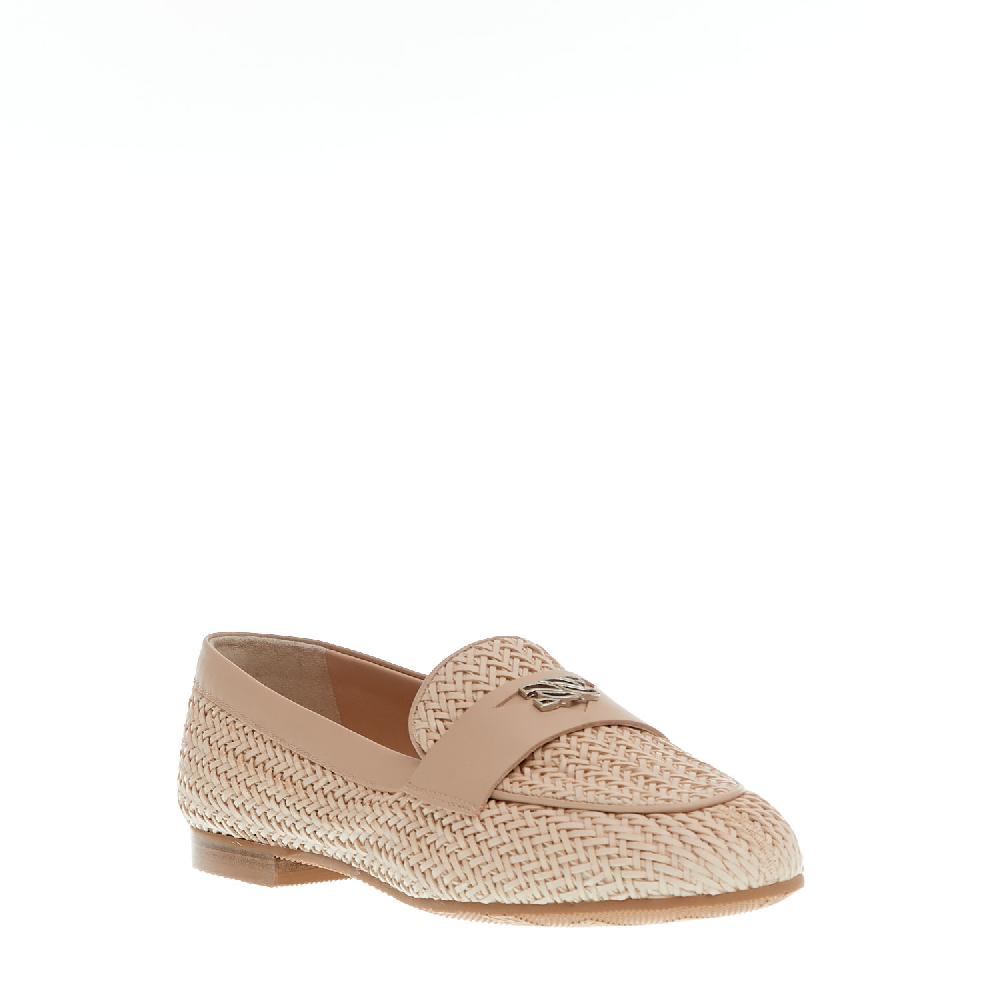 Sorelle Perego mocassino intreccio nude Promozione