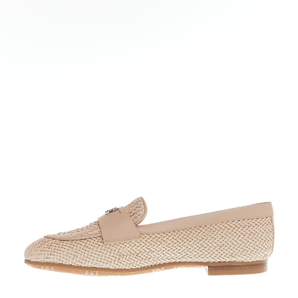 Sorelle Perego mocassino intreccio nude Promozione