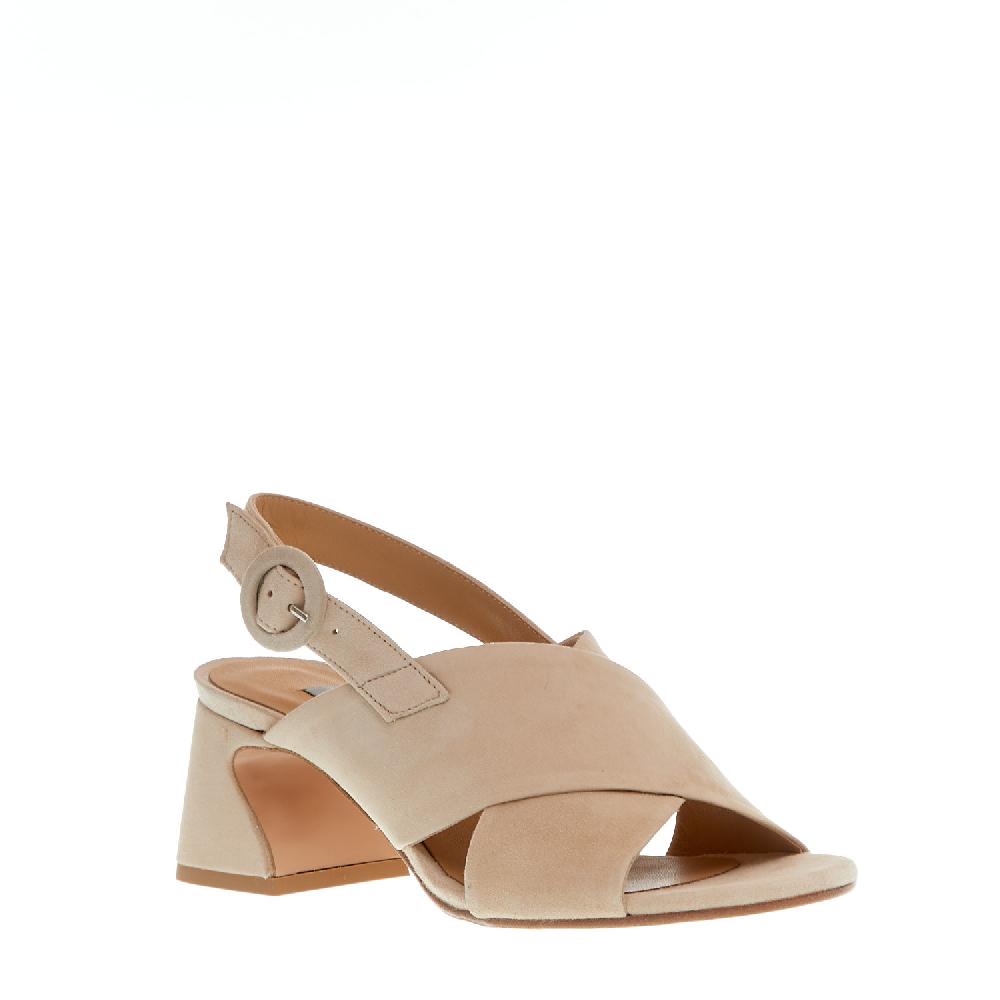Sorelle Perego sandalo incrocio camoscio beige Shopping Online