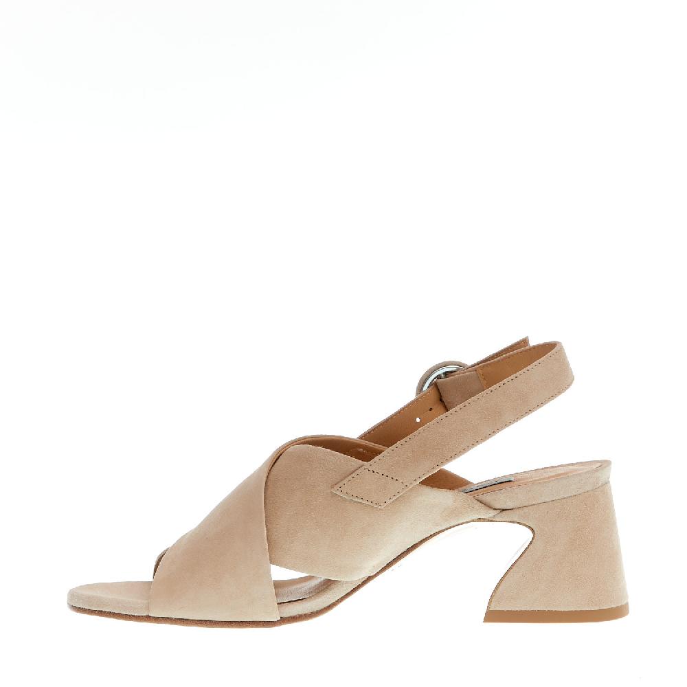 Sorelle Perego sandalo incrocio camoscio beige Shopping Online