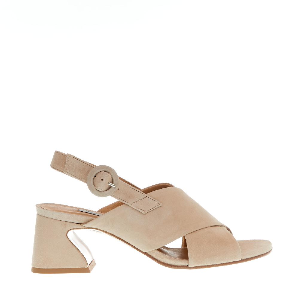 Sorelle Perego sandalo incrocio camoscio beige Shopping Online