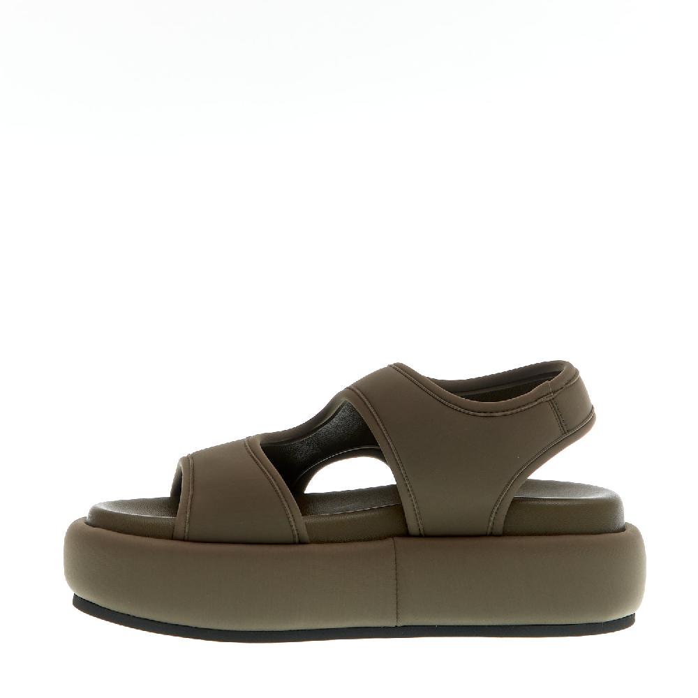 Sorelle Perego sandalo zeppa neoprene verdone Prezzo Ridotto