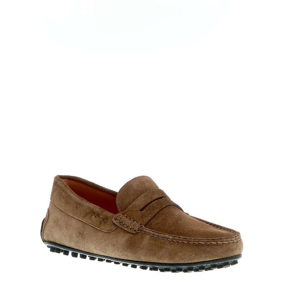 Sorelle Perego mocassino driver in camoscio toupe Offerta