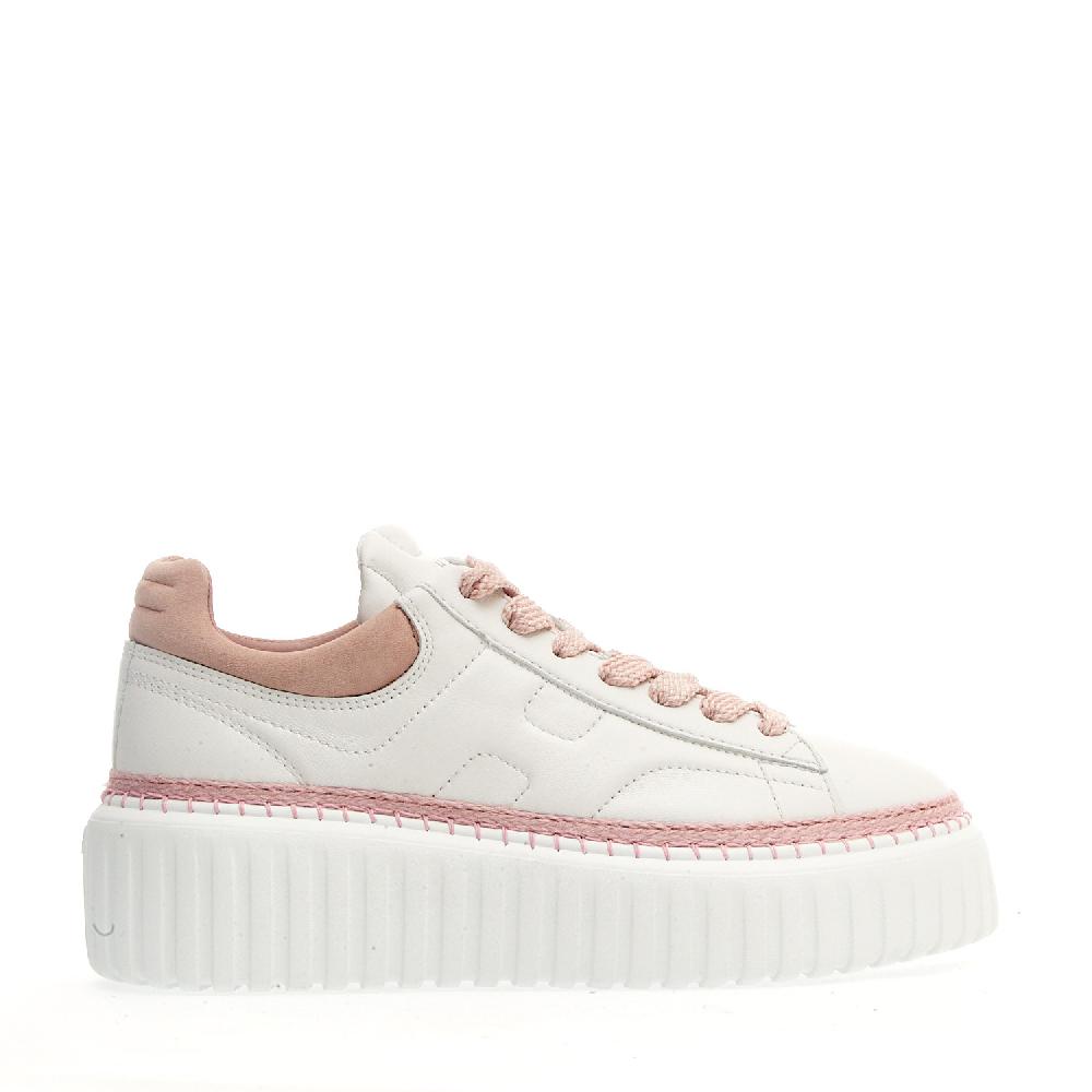 Sorelle Perego h stripe bianca e rosa Qualità