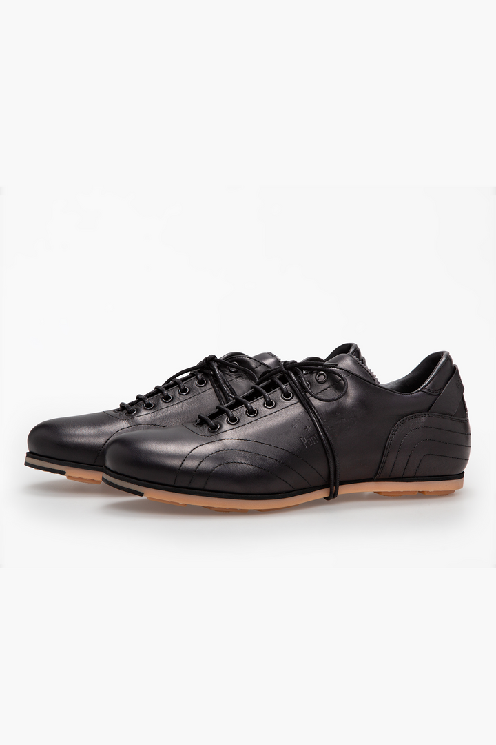 Spatarella Sneakers uomo in pelle nera 7625734553823 Nuova