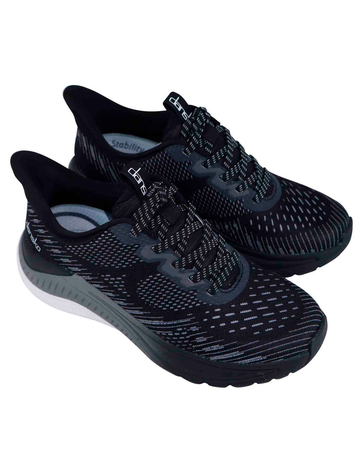 Spatarella Sneakers donna Mesh in tela nera Nuovo
