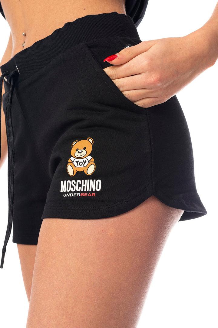 Spatarella Pantaloncini donna in jersey cotone nero Acquista Ora