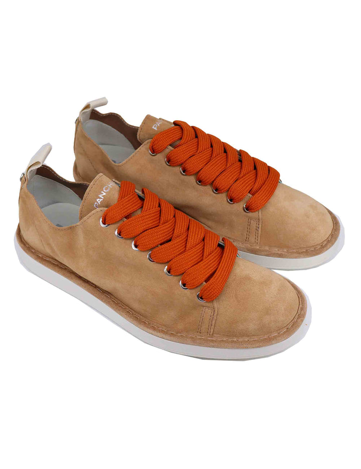 Spatarella Sneakers uomo in camoscio cuoio Online