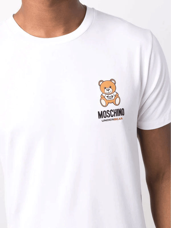 Spatarella T-shirt uomo in cotone bianco Offerte