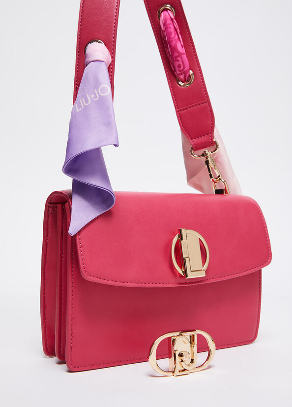 Spatarella Borse donna a tracolla in ecopelle fucsia Promozione