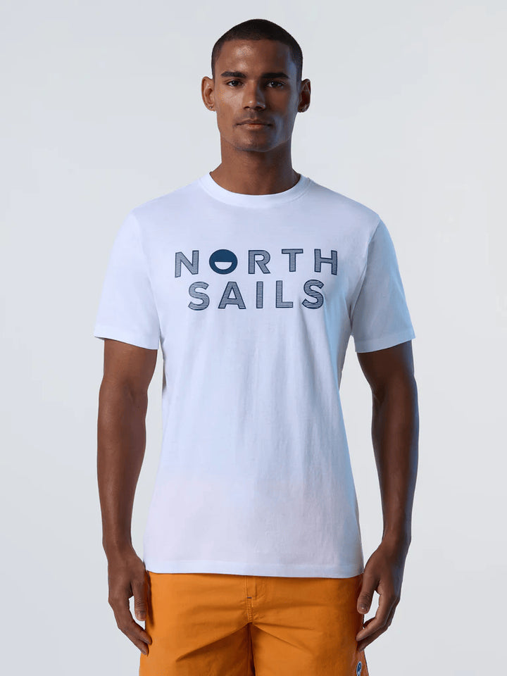 Spatarella T-shirt uomo in cotone bianco 692973-0101 Outlet