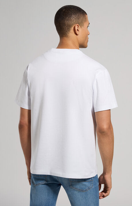 Spatarella T-shirt uomo girocollo in jersey bianco pbmt0073-1000 Spedizione Gratuita