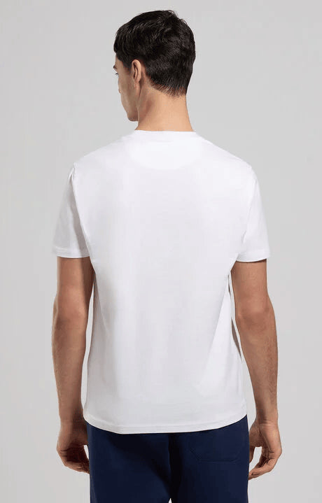 Spatarella T-shirt uomo girocollo in jersey bianco bmt0202-1000 Pezzi Unici