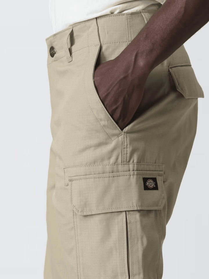 Spatarella Bermuda uomo in tessuto beige Shopping Online