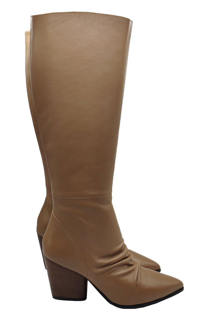 Spatarella Calzature Donna Stivali In Pelle Nude Con Tacco Messicano 2025