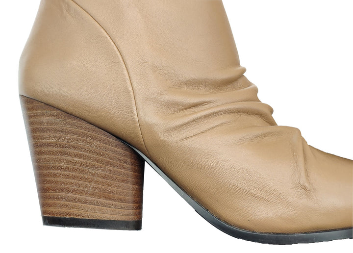 Spatarella Calzature Donna Stivali In Pelle Nude Con Tacco Messicano 2025