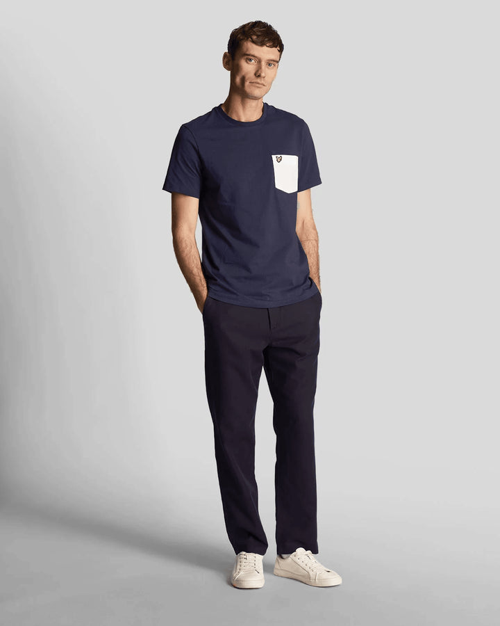 Spatarella T-shirt uomo in cotone blu Economico