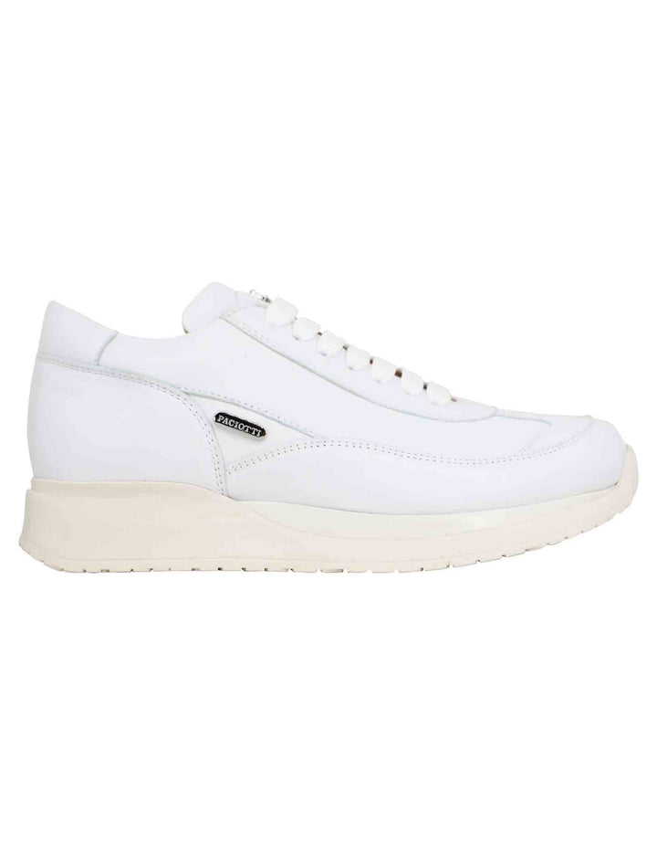 Spatarella Sneakers donna in pelle laminata bianca Shopping Online