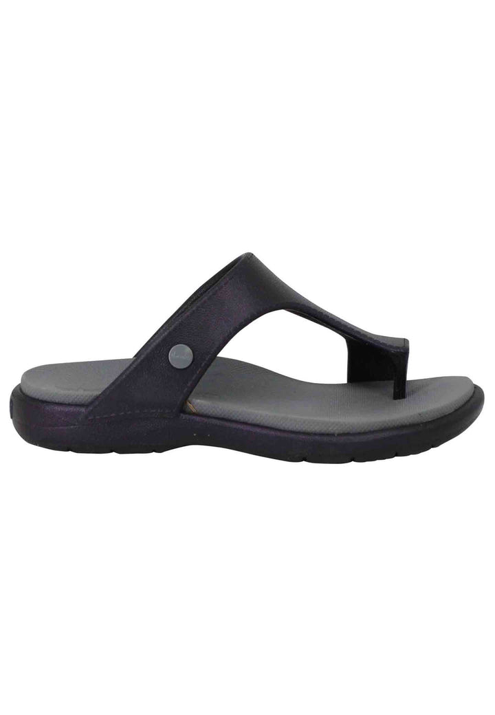 Spatarella Sandali infradito donna in gomma nera 2025