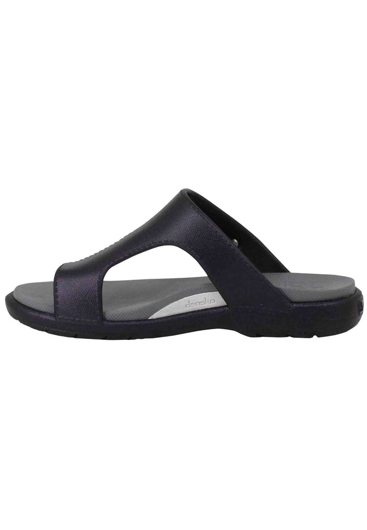 Spatarella Sandali infradito donna in gomma nera 2025