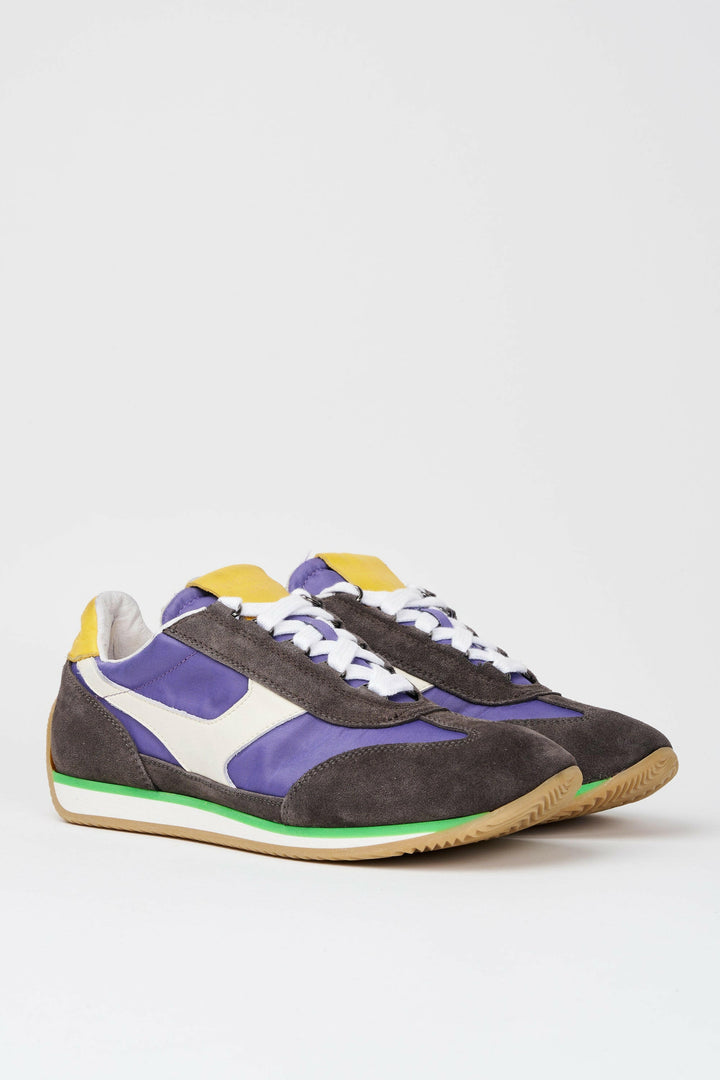 Spatarella Sneakers uomo Trainer '74 in camoscio moro e tessuto 004 Vendita