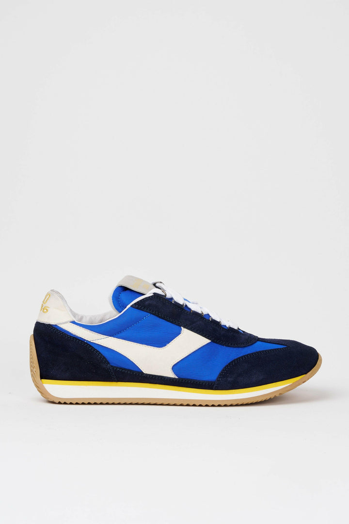 Spatarella Sneakers uomo Trainer '74 in camoscio blu e tessuto 003 Pezzi Unici