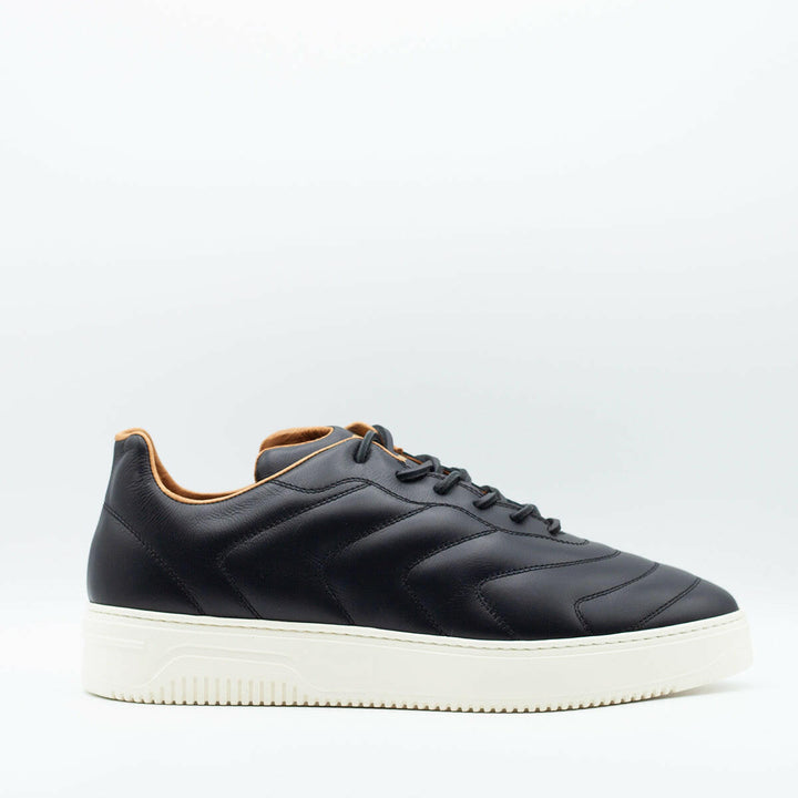 Spatarella Sneakers da uomo Bomber in pelle nera Acquista Ora